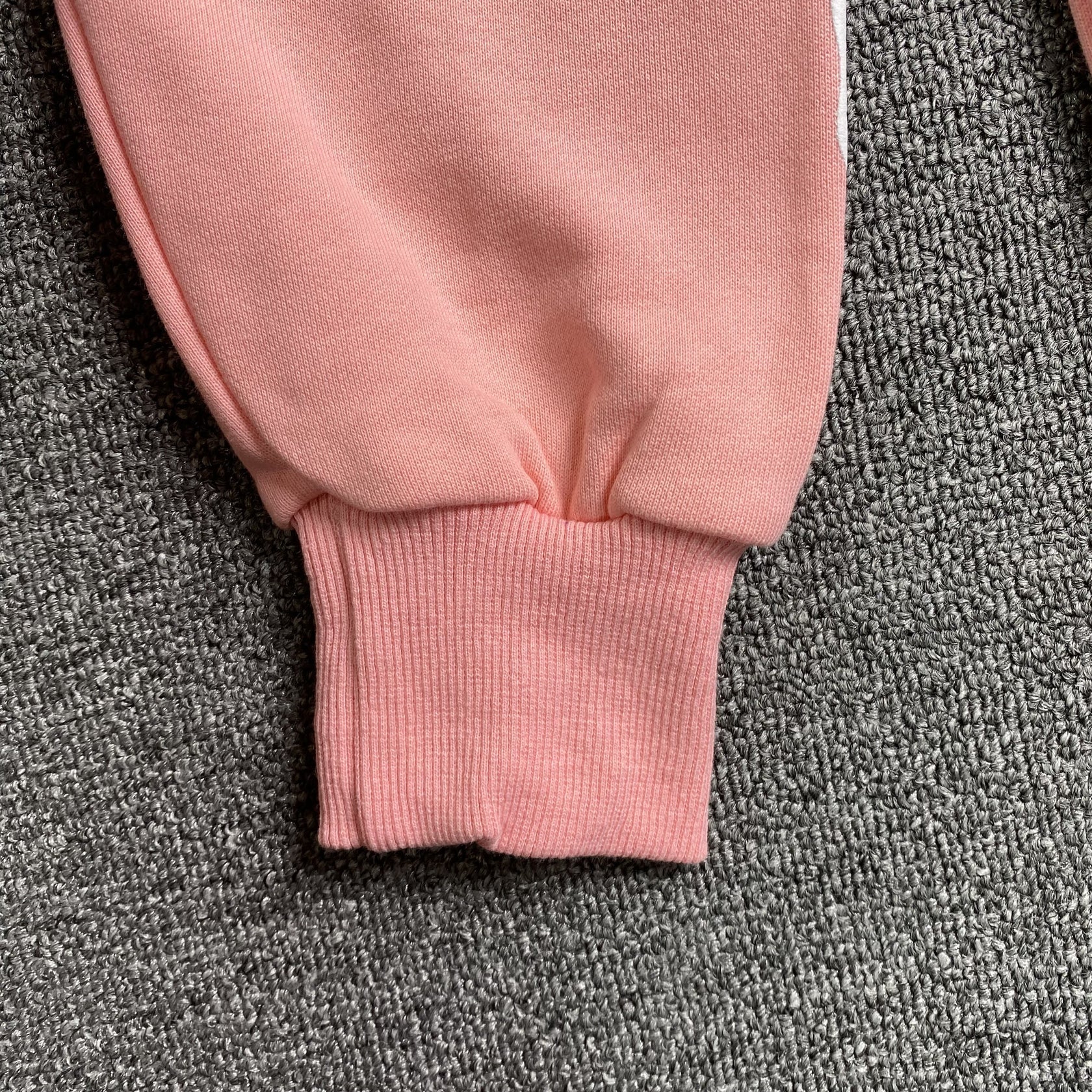 Unisex Hoodie med Blomsterprint i Rosa Bomuld – S-XL — Image 5