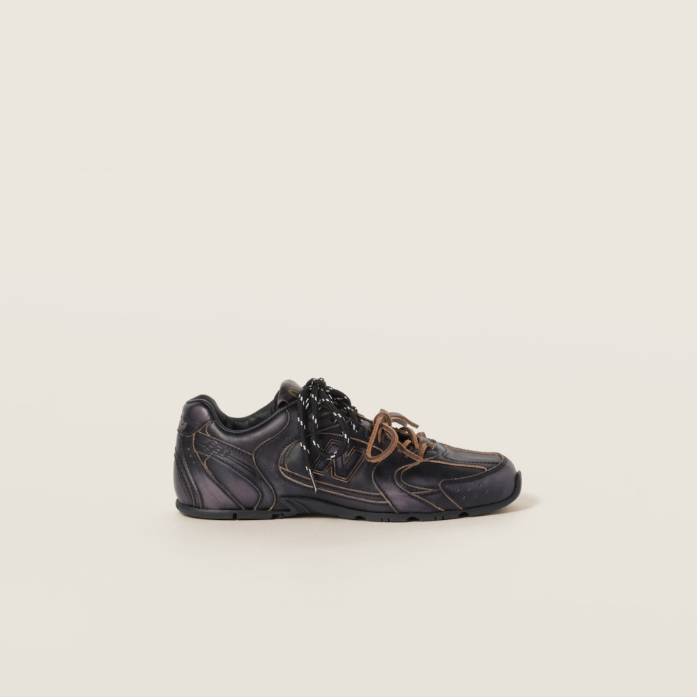 New Balance (WMNS) x Miu Miu 530 SL Sneakers in Black Leather