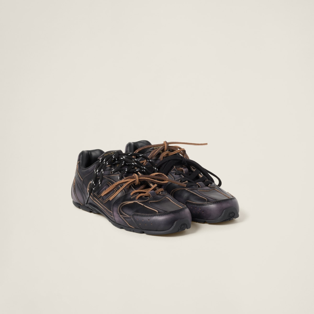 New Balance (WMNS) x Miu Miu 530 SL Sneakers in Black Leather