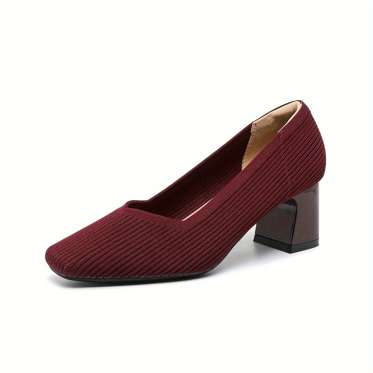 Women's Orthopaedic Pumps with Block Heel Design for Office Wear