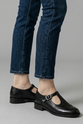 Women's Mary Jane Pumps with Block Heel for Office Wear