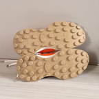 Dame Sneakers Åndbart Mesh Orange Beige Komfort Stødabsorberende Sportssko — Image 5