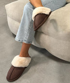 Luksus Hjemmesko i Brun med Blødt For - Varm og Komfortabel — Image 4