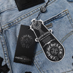 Chrome Hearts Herre Denim Shorts med Kryds Applikationer Blå Bomuld — Image 9