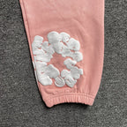 Denim Tears Unisex Joggingbukser Blomsterprint Pink Bomuldsblanding — Image 6