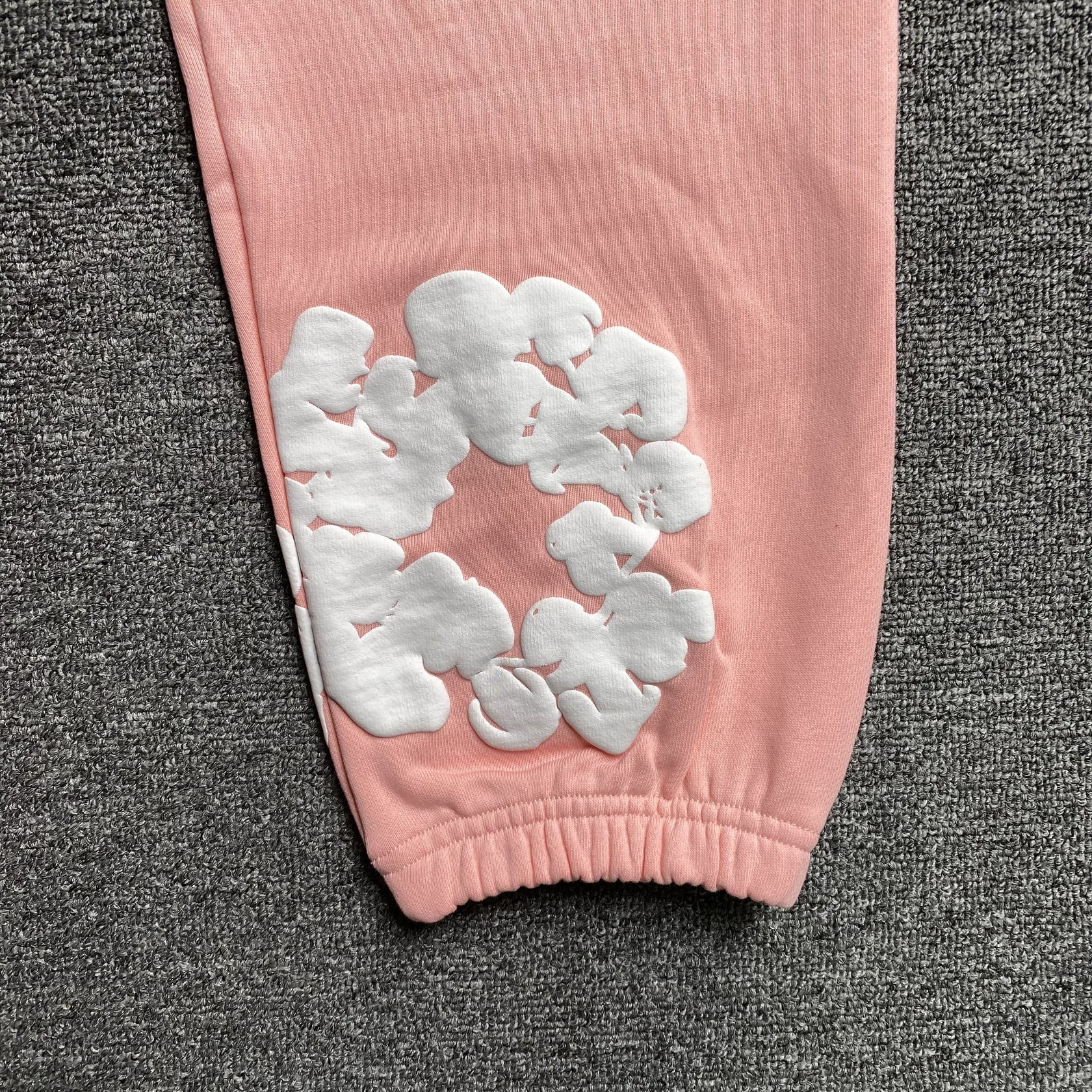 Denim Tears Unisex Joggingbukser Blomsterprint Pink Bomuldsblanding — Image 6