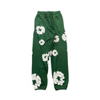 Denim Tears Herre Joggingbukser Grøn Bomuld Blomstermønster Medium — Main Image