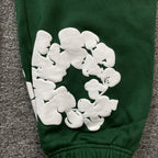 Denim Tears Herre Joggingbukser Grøn Bomuld Blomstermønster Medium — Image 6