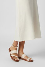 Women’s Slip-On Sandals with Buckle Strap
