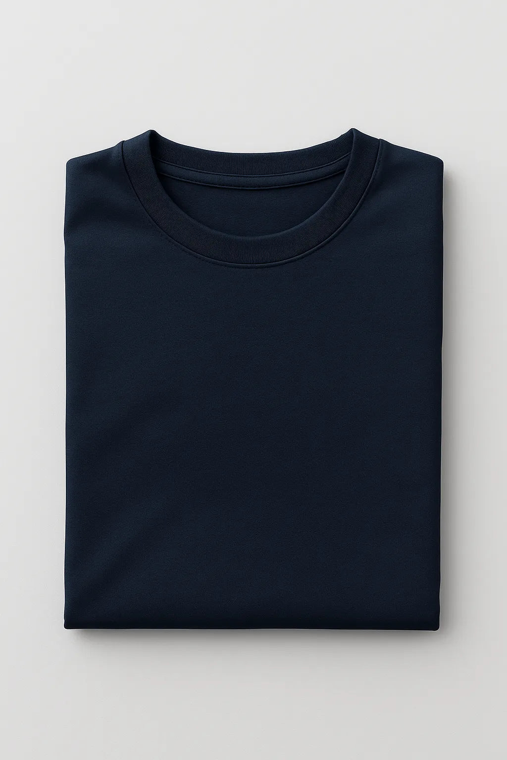 Klassisk Herre T-shirt i Navy - Bomuld - Størrelse M — Image 4