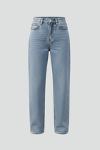Women’s Jeans with High Waist and Butterfly Print