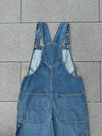 Komfortable Denim Overalls til Kvinder - Blå - 100% Bomuld — Image 9