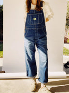 Komfortable Denim Overalls til Kvinder - Blå - 100% Bomuld — Image 2