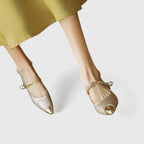 Women's Orthopaedic Heels with Textured Upper for Formal Occasions
