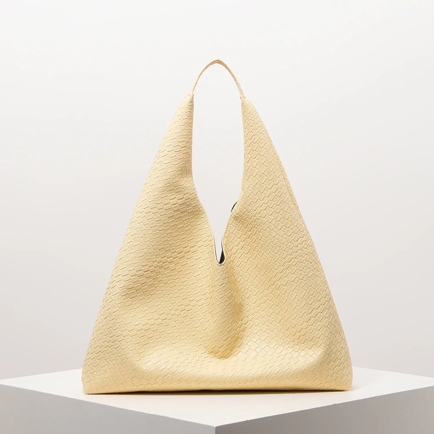 Elegant Flettet Skuldertaske i Læder til Kvinder - Brun, Sort, Blå, Leopard, Bordeaux, Beige — Image 8