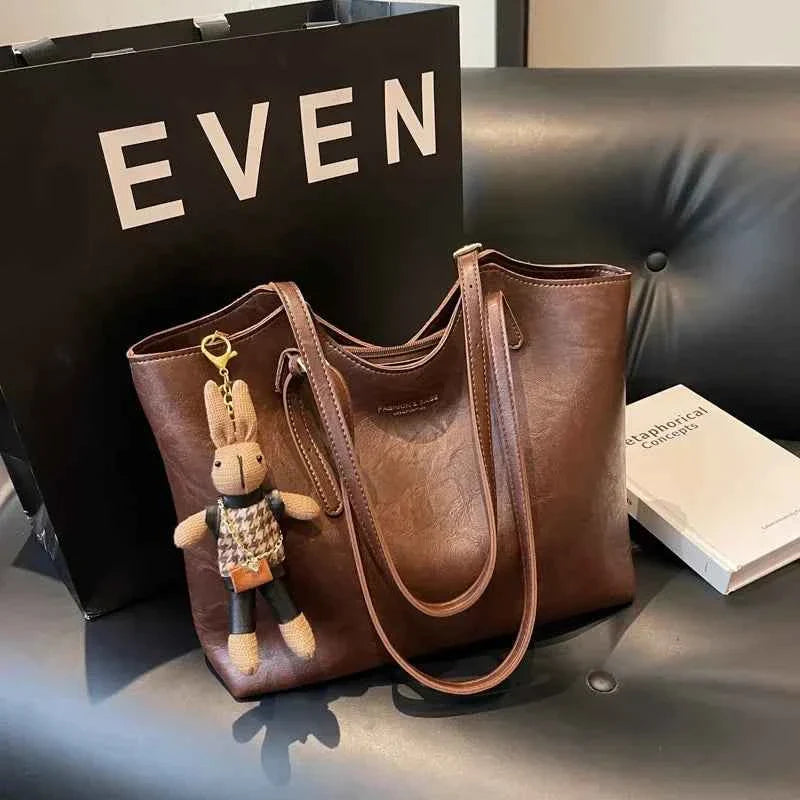 Fashion & Bags Dame Håndtaske PU-læder Rød Elegant Skuldertaske — Image 8