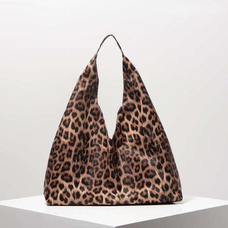 Elegant Flettet Skuldertaske i Læder til Kvinder - Brun, Sort, Blå, Leopard, Bordeaux, Beige — Image 4