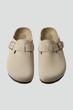 Women’s Slippers with Wide Straps and Moulded Footbed