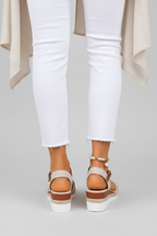 Women’s Wedge Sandals with Adjustable Straps and Open Toe