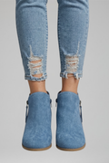Women's Ankle Boots with Side Zipper for Fall