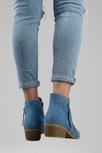 Women's Ankle Boots with Side Zipper for Fall
