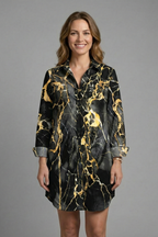 Women’s Beach Dress with Hood and Short Sleeves