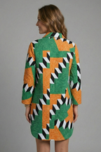 Women’s Beach Dress with Hood and Short Sleeves