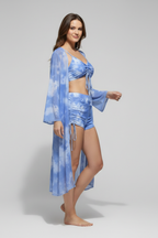 Women’s Bikini Set with Cover-Up and V Neck