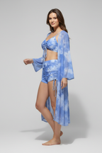 Women’s Bikini Set with Cover-Up and V Neck
