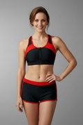 Women’s Bikini Set with Halter Top and Shorts