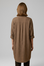 Women’s Blouse with Collar and Button Fastening