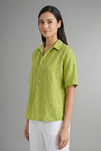 Women’s Blouse with Collar and Button Placket