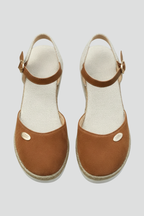 Women’s Closed-Toe Espadrille Sandals with Slingback Strap