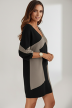 Women’s Dress with Short Sleeves and Loose Fit