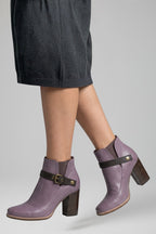 Women's Heel Sandals with Strap Fastening and Cushioned Insole