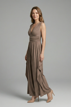 Women’s Jumpsuit with Sleeveless Design and Wide Leg