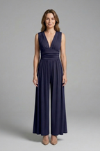 Women’s Jumpsuit with Sleeveless Design and Wide Leg
