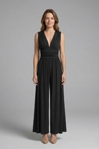 Women’s Jumpsuit with Sleeveless Design and Wide Leg