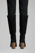 Women's Knee-High Boots with Block Heel for Fall