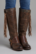 Women's Knee High Boots with Side Zipper for Fall