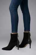 Women's Leather Ankle Boots with Zip Closure for Fall
