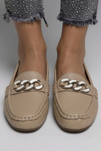 Women's Leather Loafers with Leather Upper for Everyday Wear