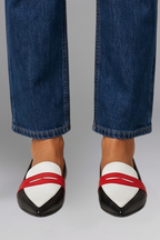 Women's Leather Loafers with Pointed Toe for Everyday Wear