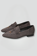 Women's Leather Loafers with Slip-On Design for Everyday Wear