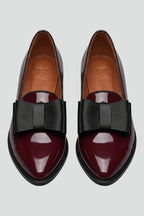 Women's Leather Loafers with Slip On Design and Flexible Sole
