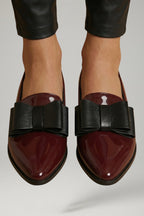 Women's Leather Loafers with Slip On Design and Flexible Sole