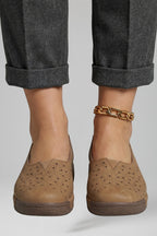 Women's Loafers with Slip On Design and Cushioned Sole