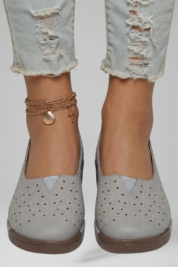 Women's Loafers with Slip On Design and Cushioned Sole