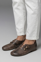 Women's Loafers with Slip-On Leather Design for Everyday Wear