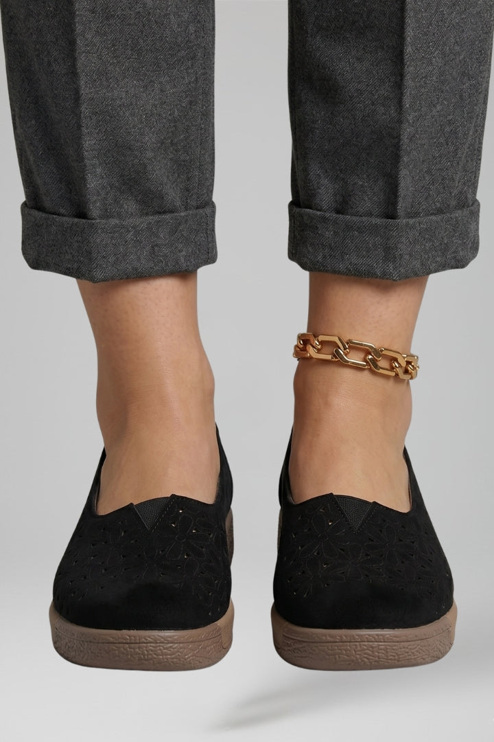 Women's Loafers with Slip On Design and Cushioned Sole